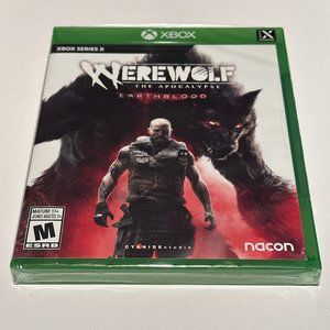 Werewolf The Apocalypse Earth Blood Xbox Series X Factory Sealed